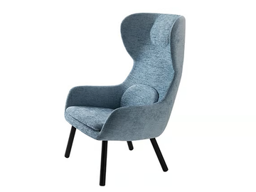 MYRA 682 - Bergere fabric armchair by Et al. - view 2